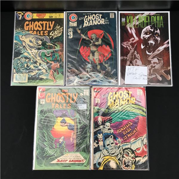 LOT OF 5 BRONZE AGE HORROR COMICS