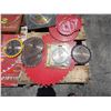 Image 2 : Contents of Pallet: Multiple Saw Blades, Discs,  etc Misc Sizes