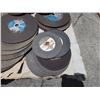 Image 2 : Contents of Pallet: Multiple Abrasive Chop Saw Blades, etc Misc Sizes