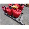 Image 2 : Qty Approx. 12 Plastic Gas Cans, Misc Sizes