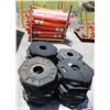 Image 1 : Pallet Multiple Orange Safety Candlestick Cones & Hexagonal Base Weights