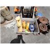Image 2 : Contents of Pallet: Misc Cable & Cable Reel, Rolls of Sandpaper, etc