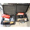 Image 1 : Qty 2 Apache Arrow 2 Pipe Lasers w/ Accessories in Hard Cases