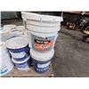 Image 2 : Contents of Pallet: Multiple Pails Traffic Paint, Hydro-Stop Primer, Misc Paint, etc