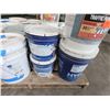 Image 3 : Contents of Pallet: Multiple Pails Traffic Paint, Hydro-Stop Primer, Misc Paint, etc