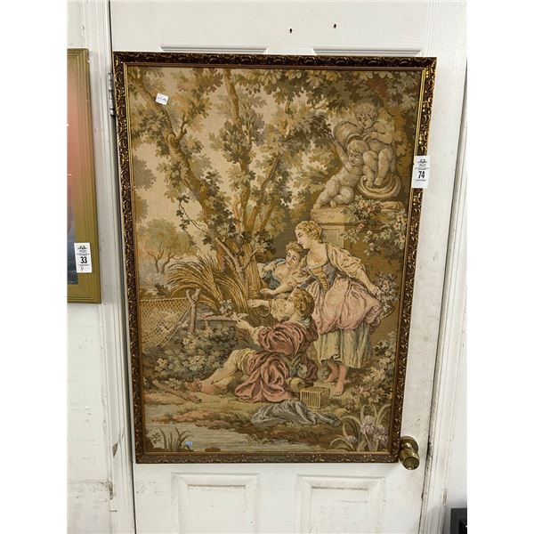 Framed Tapestry Approx. 20  X  36