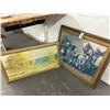 Image 1 : Vintage Framed Oil On Board Wall Art - 2