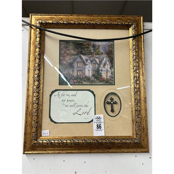 Framed Kinkaid Style Religious Wall Inspirations