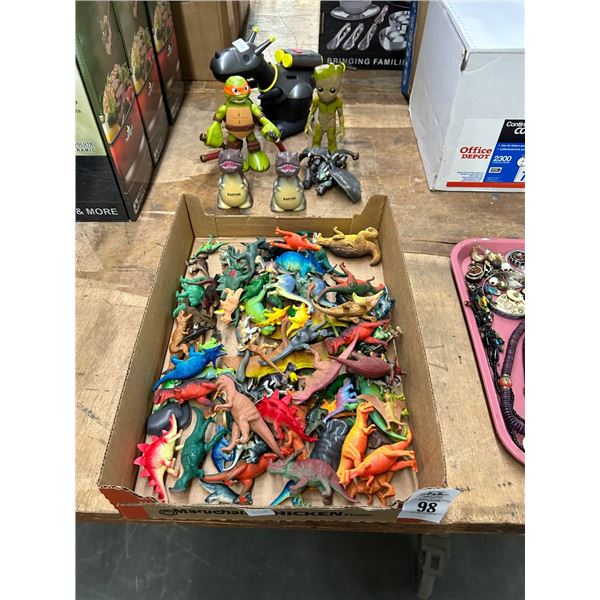 Plastic Dinosaurs, Amitronics R/C Dinosaur, Souvenir Collectibles