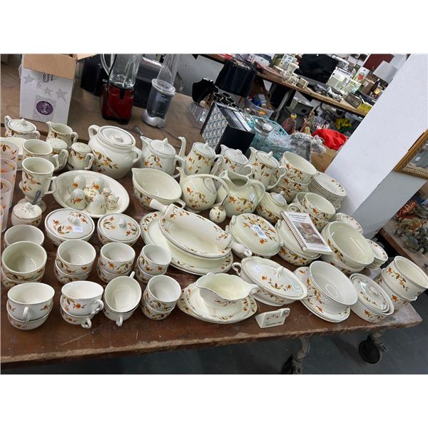Halls Autumn Leaf Large China Set - ALL