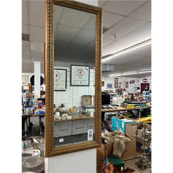 Gold Guild Beveled Mirror - 12 X 40 - No Shipping