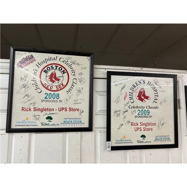 Boston Red Sox Celebrity Autographed Memorial Posters - 2