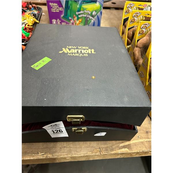 Champagne Bottle, 2000 Flute Set w/Box