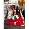 Image 1 : Asst. Christmas Figural Décor, Stocking, Umbrella