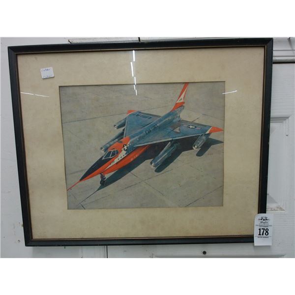 USAF Fighter Jet Framed Wall Art
