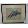 Image 1 : USAF Fighter Jet Framed Wall Art