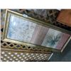 Image 1 : Framed Palm Wall Art  24  X  60 - Cracked Pane