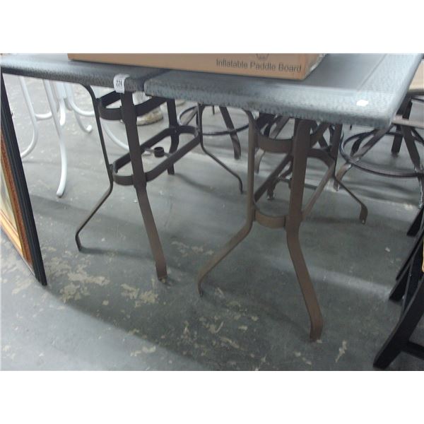 2-Stone Top High Bar Patio Table w/4 Stools - 2 X $