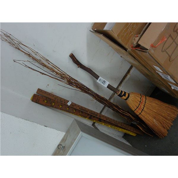 Witchey Broom, Branch Décor, Rulers