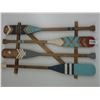 Image 1 : Painted Oars Wall Décor