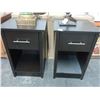 Image 1 : New Mocha Single Drawer End Table - Pair