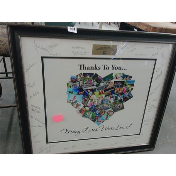 Lifelink Foundation Autographed Tribute Wall Memorabilia
