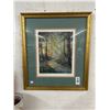 Image 1 : Framed Wall Art Morning Has Broken Signed Molone - 20  X  30