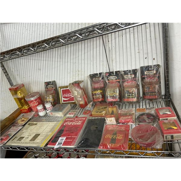 Coca Cola Collection w/Match Box, Photo Frame, Magnets, More