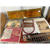 Image 2 : Coca Cola Collection w/Vintage Cans Oven Mitt, Ruler, Keychains, More