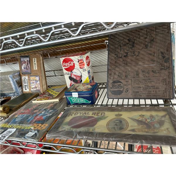 Asst. Collectibles w/Pepsi, Coke, Racing, Pocket Knives and More