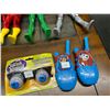 Image 2 : Asst. Super Heroes Figurines, Glasses, Walkie Talkies