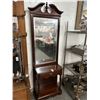 Image 1 : Cherry Mirrored Provincial Hall Cabinet