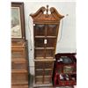 Image 1 : Burl Provincial Stereo Cabinet - Missing Glass Shelves