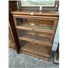 Image 1 : Tiger Oak Triple Barrister Bookcase