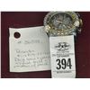 Image 1 : Invicta Watch  # 36593 Dark Blue/Goldstone Band w/Fish Scale Design & Mop Face