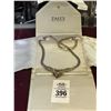 Image 1 : SS w/10K Overlay Ornate Flora Necklace w/Zales Display