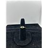 Image 2 : 18K YG Tourmaline/Diamond Ring w/One Oval Mixed Cut Tourmaline and 10 Round