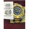 Image 1 : Invicta Watch # 36898 Blue/Goldtone w/Blue/Gold White Face Thermo Glow Reserve