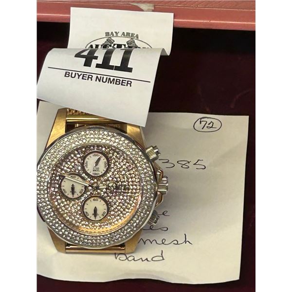 Invicta Watch # 33385 Ladie's Rosegold Mesh Band w/Rose Gold/Bling Face Coalition