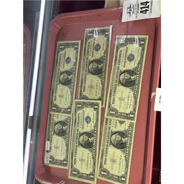 Blue Seal $1 Notes - 6
