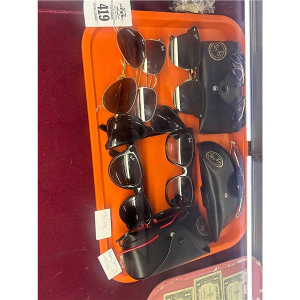 9-Ray Ban Sunglasses - 9 X $