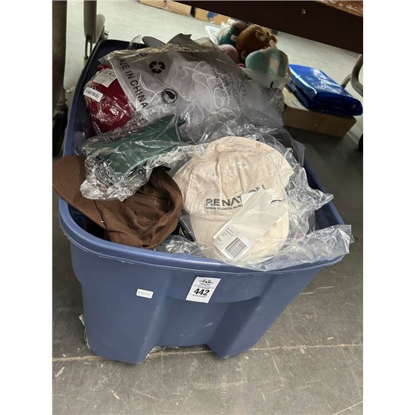 Tub Full of New Asst. Hats