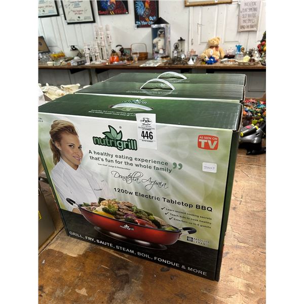 3-Nutrii Grill Electric Table Top BBQ - 3 X $