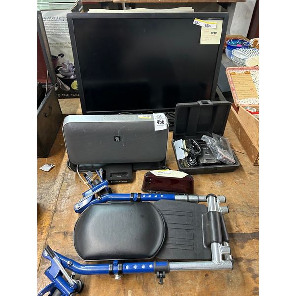 Monitor, Fuzz Buster, Alarm Clock, Speaker, Wheelchair Supports