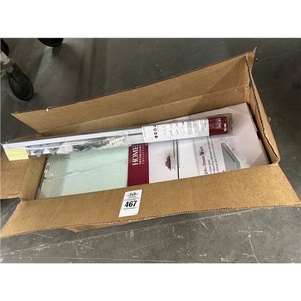 Home Decorator Glass Shelves, Brackets