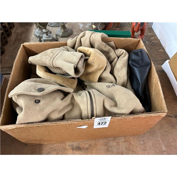 Leather Pants, Tan Suede Jacket