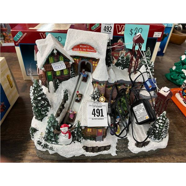 Ryans Sled and Ski Resort Christmas Décor