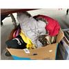 Image 1 : Winter Clothing, Purses, Lion Décor, Home Goods In Box