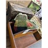 Image 2 : Wooden Basket, Tapestry, Small Stool