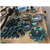 Image 2 : Carnival Glass Dishes/Bowls/Jars Set